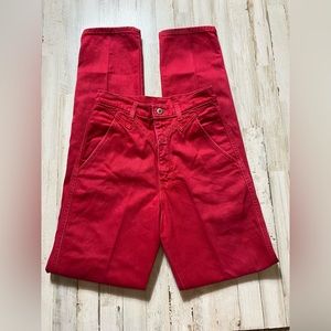 Vintage red Rockies